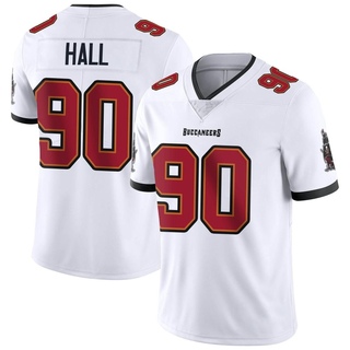 Limited Logan Hall Men's Tampa Bay Buccaneers Vapor Untouchable Jersey - White