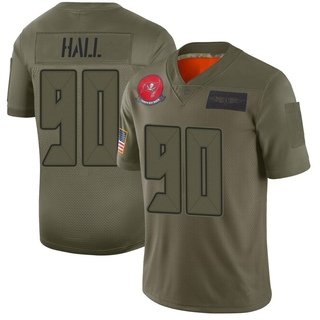 Limited Logan Hall Youth Tampa Bay Buccaneers 2019 Salute to Service Jersey - Camo