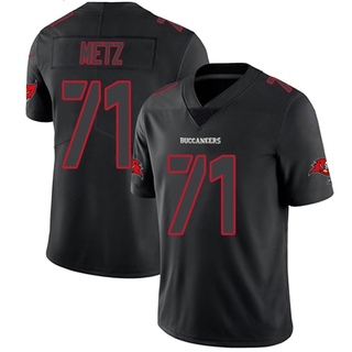 Limited Lorenz Metz Men's Tampa Bay Buccaneers Jersey - Black Impact