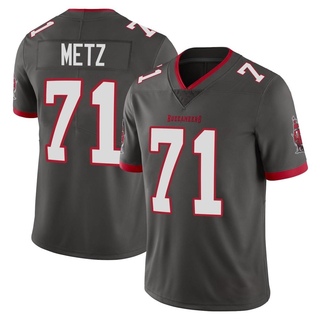 Limited Lorenz Metz Men's Tampa Bay Buccaneers Pewter Alternate Vapor Jersey