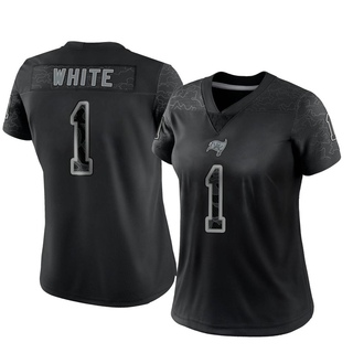 Limited Rachaad White Women's Tampa Bay Buccaneers Reflective Jersey - Black