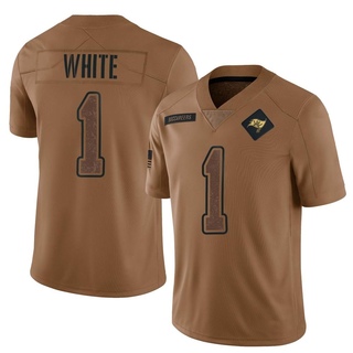 Limited Rachaad White Youth Tampa Bay Buccaneers 2023 Salute To Service Jersey - Brown