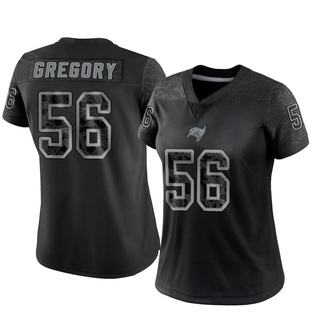 Limited Randy Gregory Women's Tampa Bay Buccaneers Reflective Jersey - Black