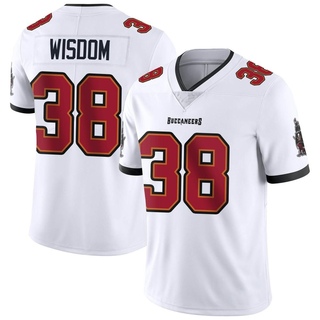 Limited Rashad Wisdom Men's Tampa Bay Buccaneers Vapor Untouchable Jersey - White