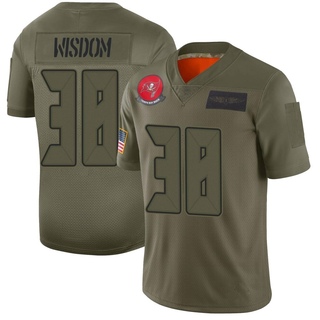 Limited Rashad Wisdom Youth Tampa Bay Buccaneers 2019 Salute to Service Jersey - Camo