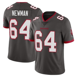 Limited Royce Newman Men's Tampa Bay Buccaneers Pewter Alternate Vapor Jersey