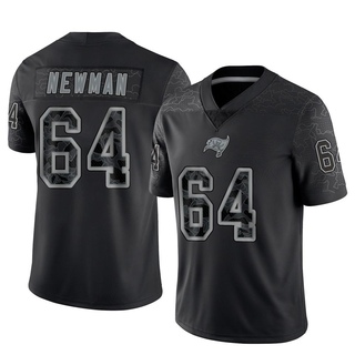 Limited Royce Newman Men's Tampa Bay Buccaneers Reflective Jersey - Black