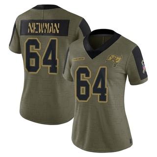 Limited Royce Newman Women's Tampa Bay Buccaneers 2021 Salute To Service Jersey - Olive