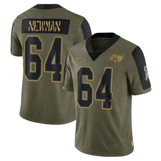 Limited Royce Newman Youth Tampa Bay Buccaneers 2021 Salute To Service Jersey - Olive