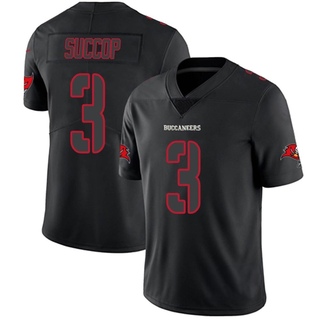 Limited Ryan Succop Men's Tampa Bay Buccaneers Jersey - Black Impact