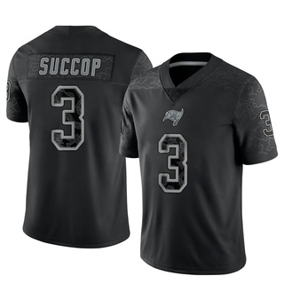 Limited Ryan Succop Men's Tampa Bay Buccaneers Reflective Jersey - Black