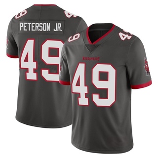 Limited Shaun Peterson Jr. Youth Tampa Bay Buccaneers Pewter Alternate Vapor Jersey