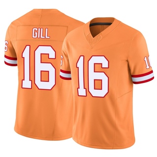 Limited Trenton Gill Men's Tampa Bay Buccaneers Vapor F.U.S.E. Jersey - Orange