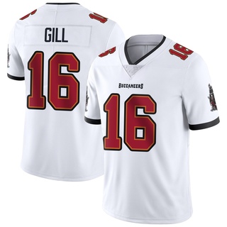 Limited Trenton Gill Men's Tampa Bay Buccaneers Vapor Untouchable Jersey - White