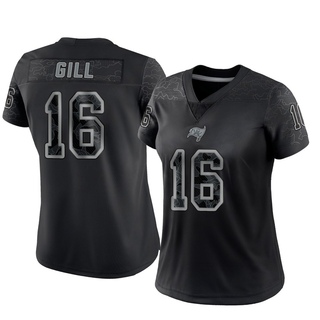 Limited Trenton Gill Women's Tampa Bay Buccaneers Reflective Jersey - Black