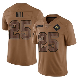 Limited Troy Hill Men's Tampa Bay Buccaneers 2023 Salute To Service Jersey - Brown