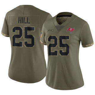 Limited Troy Hill Women's Tampa Bay Buccaneers 2022 Salute To Service Jersey - Olive