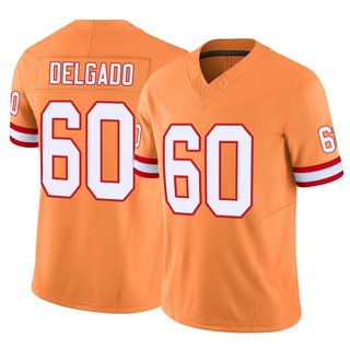 Limited Xavier Delgado Men's Tampa Bay Buccaneers Vapor F.U.S.E. Jersey - Orange