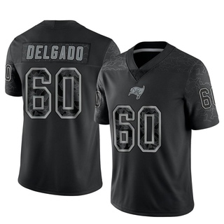 Limited Xavier Delgado Youth Tampa Bay Buccaneers Reflective Jersey - Black